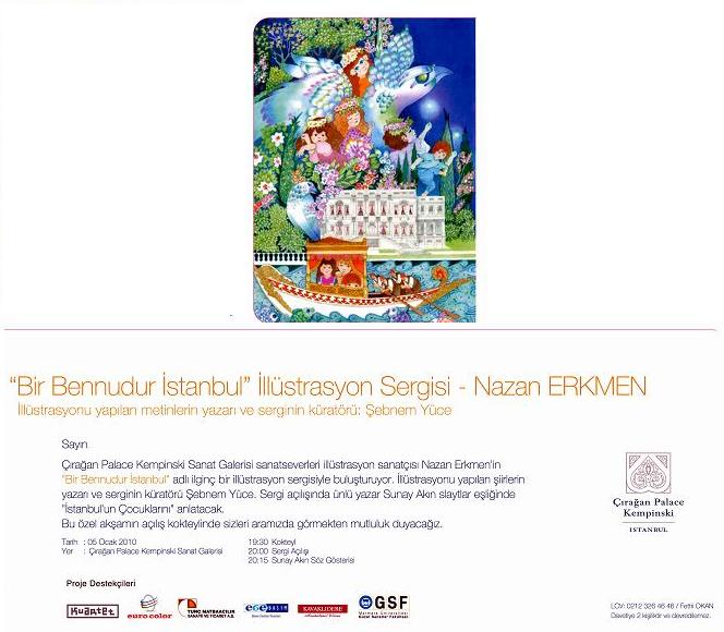 Prof. Dr. Nazan Erkmen in (Bir Bennudur �stanbul) �llustrasyon  Sergisi