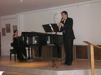 Konser: Uludağ Ünv. Müz. Böl. Piyano: Aynur Hasanova - Klarinet: Yavuz Aydemir.