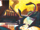 Metin Akba�: Mekan, Litografi 40 x 60 cm. 1999