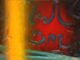 Metin Akba�: Us, ya�l� boya 100 x 120 cm. 2001