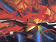 Metin Akba�: 7. Vertabra, ya�l� boya 120 x 150 cm 2002