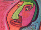 Tevfik Yal��n: "TEN�SE" Pastel boya.