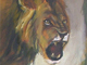 Mehmet �etinkaya: Tablo ad� "ASLAN", 100X100 cm. T�YB.